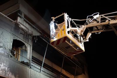 Remseck-Hochdorf: Gebaeudebrand mit Leichtverletztem und hohem Sachschaden 